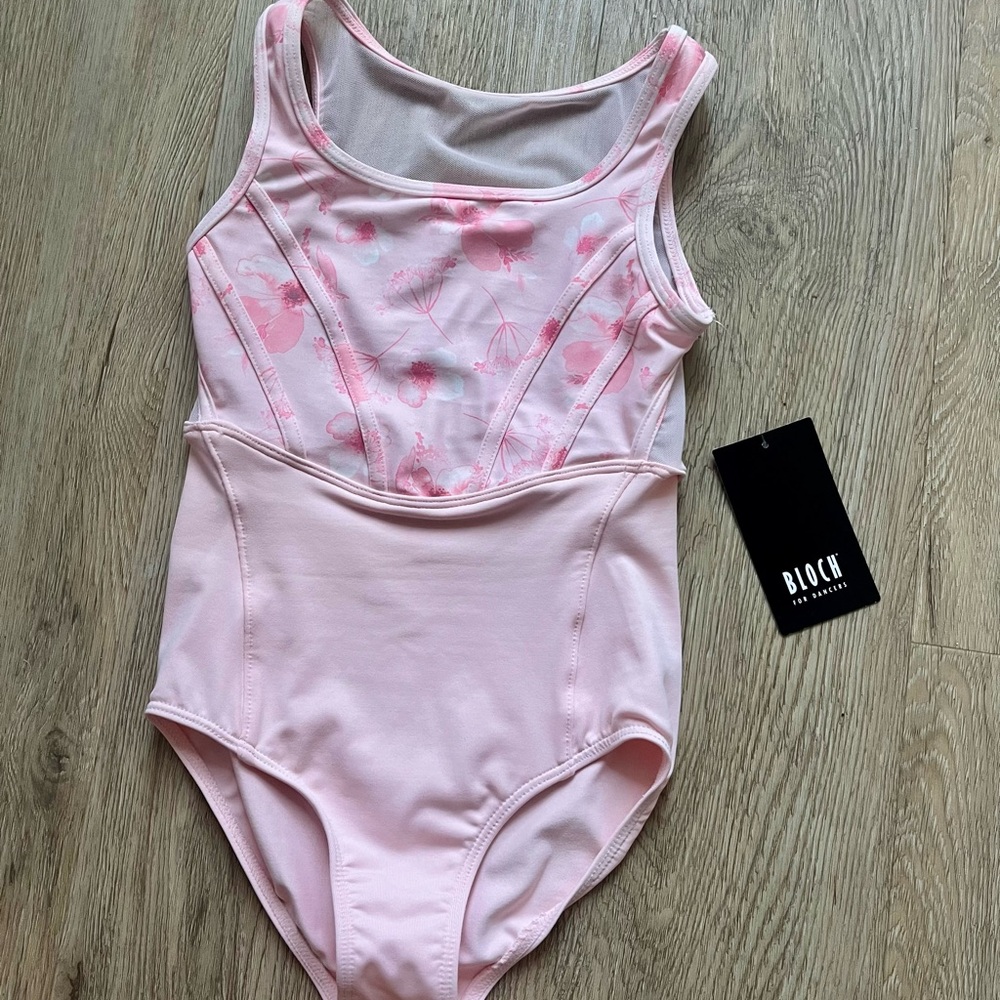 Toddler Pink Floral Leotard NWT